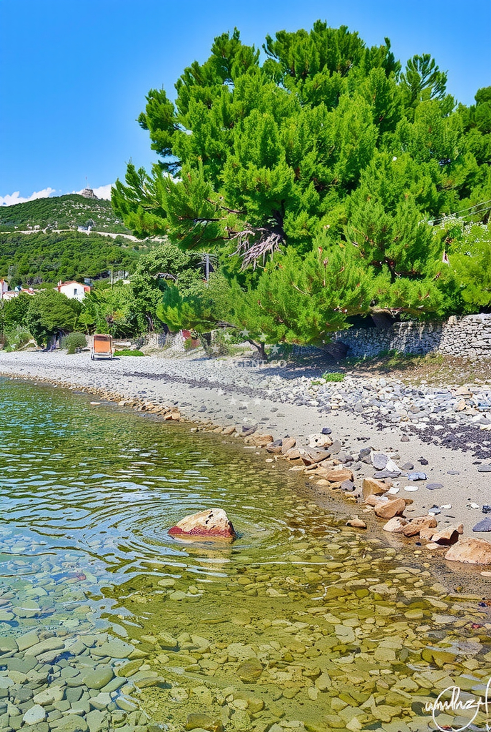 Additional view of Vrana (Cres): beaches and coves in Vrana (Cres)