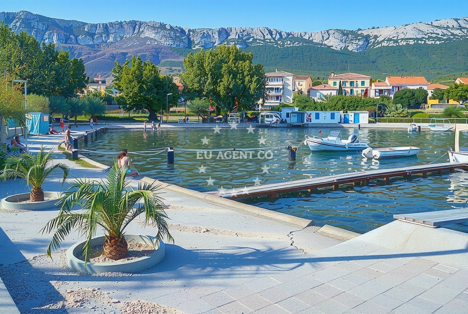 Shoreline and swimming area at Vranjic: beaches and coves in Vranjic