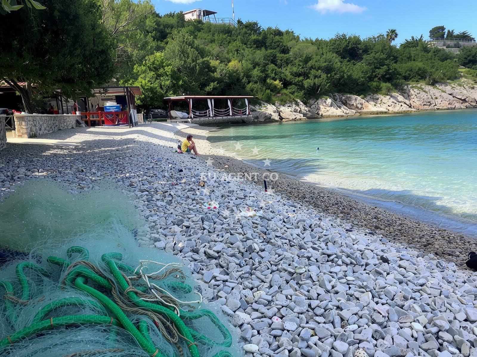 Sea and coastal view of Vratarusa in Bunica 47, Senj