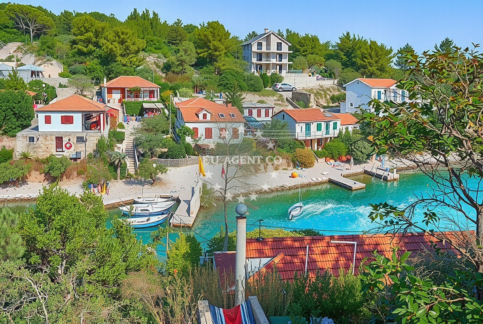 Shoreline and swimming area at Vrbanj (Hvar): beaches and coves (3) in Vrbanj (Hvar)
