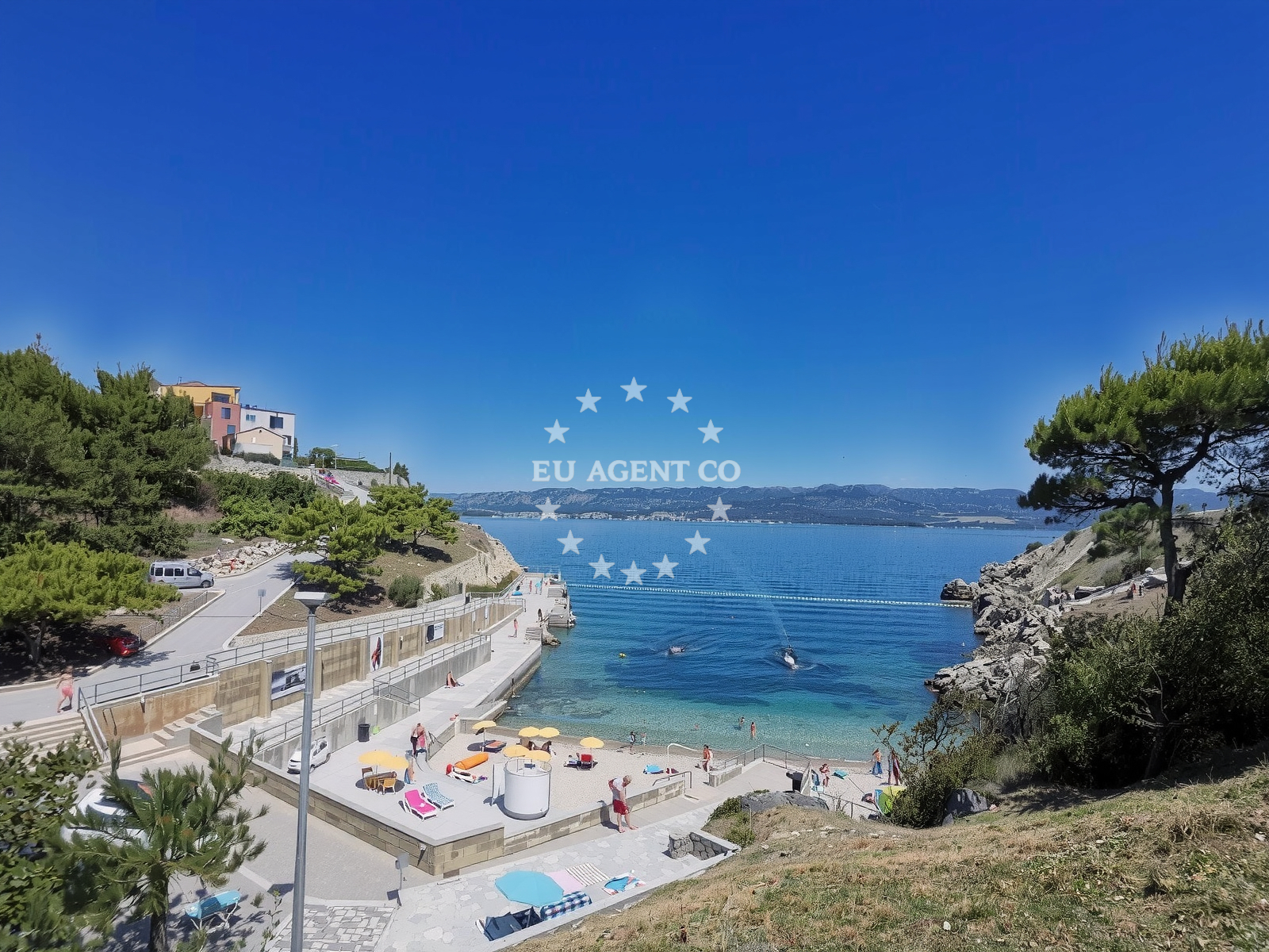 Additional view of Vrbnik beach in Glagoljaška ulica 6, Vrbnik