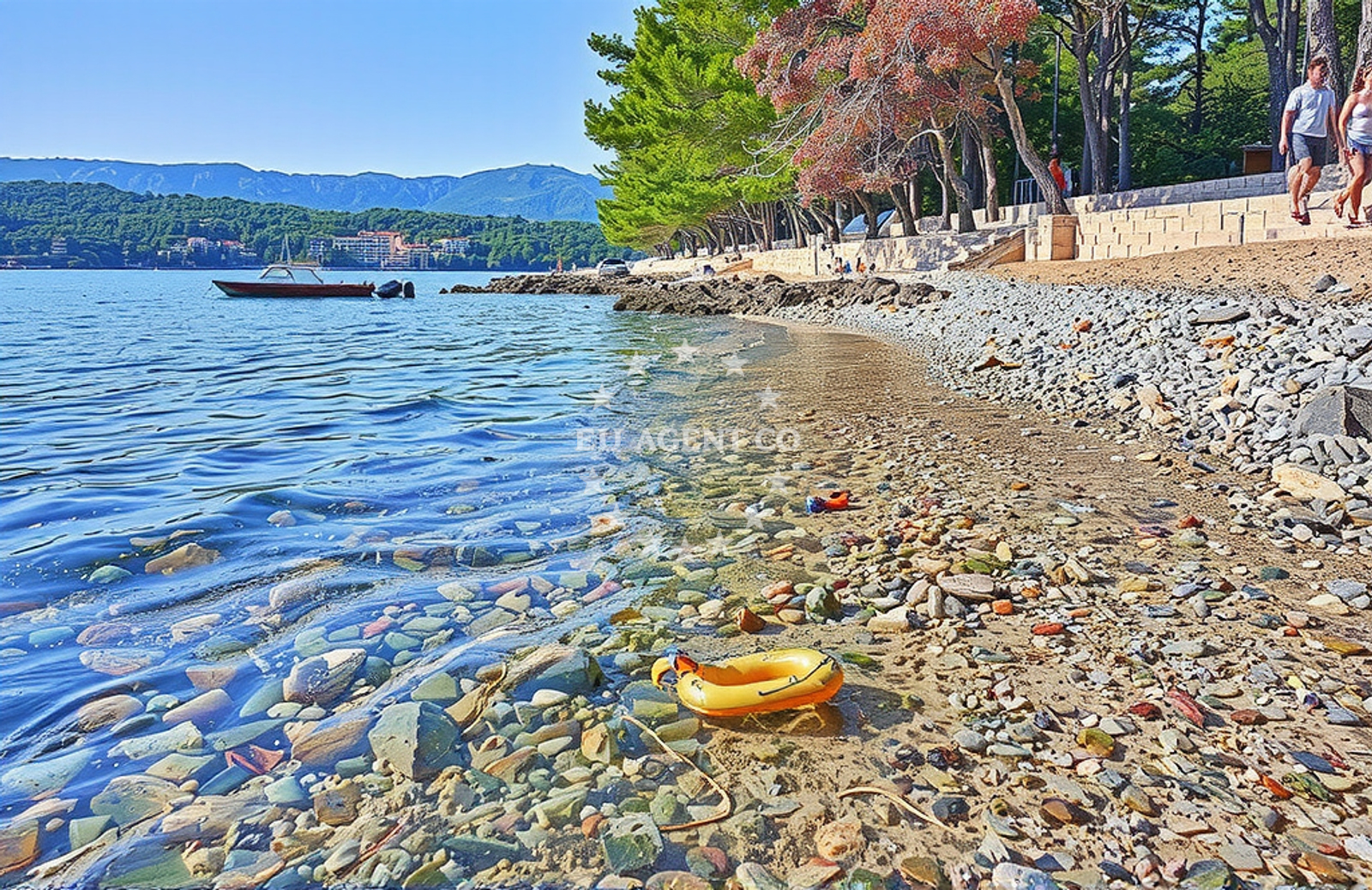 Beach facilities and surroundings at Vrboska (Hvar): beaches and coves (21) in Vrboska (Hvar)