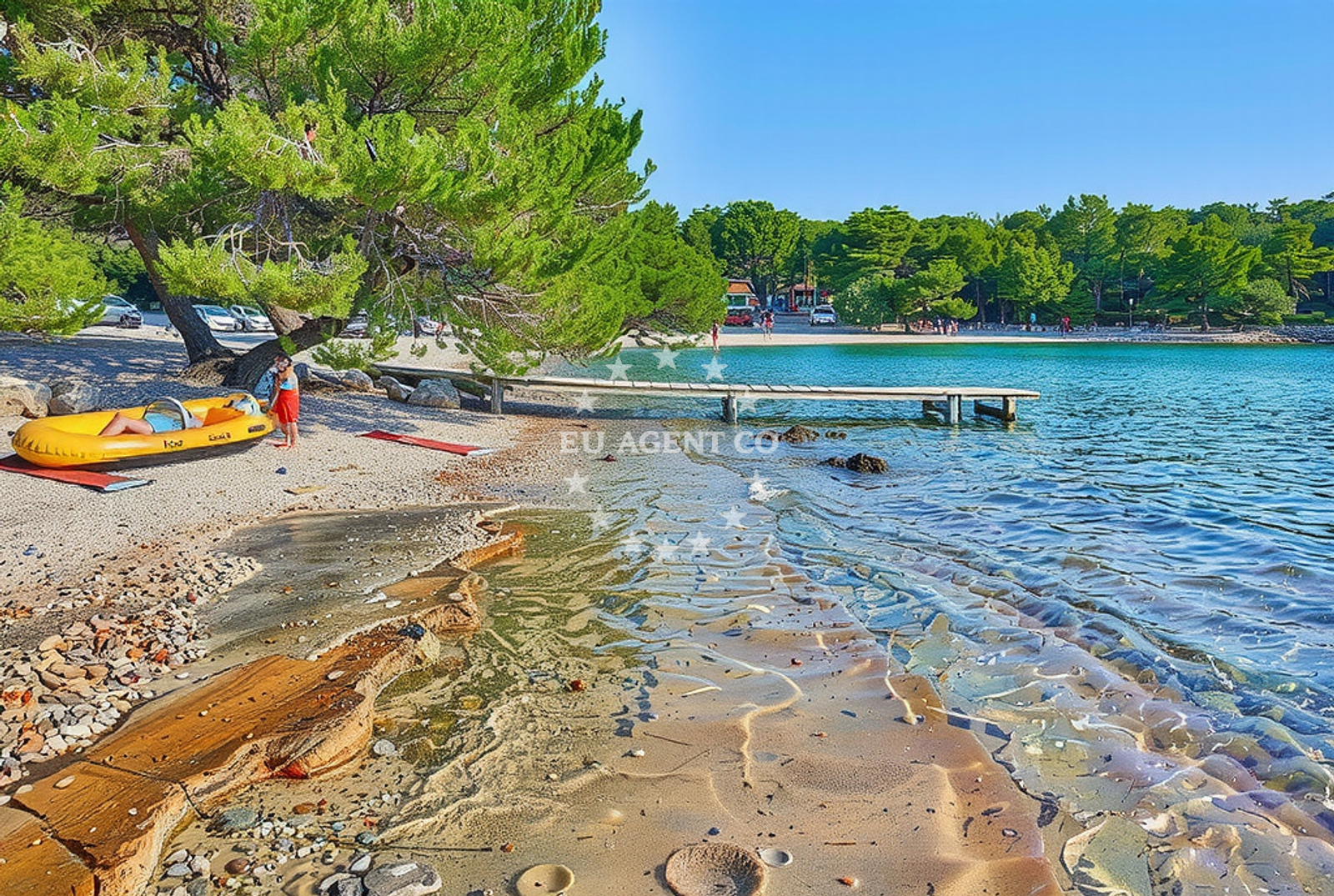 Additional view of Vrboska (Hvar): beaches and coves (21) in Vrboska (Hvar)