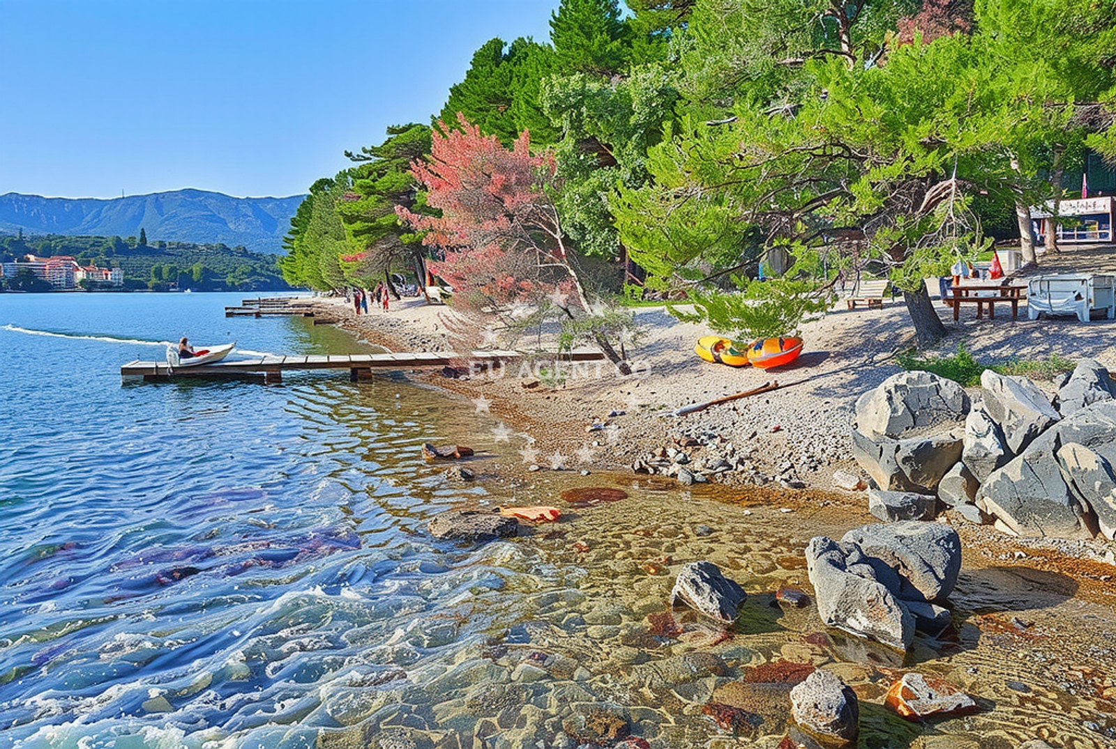 Additional view of Vrboska (Hvar): beaches and coves (21) in Vrboska (Hvar)