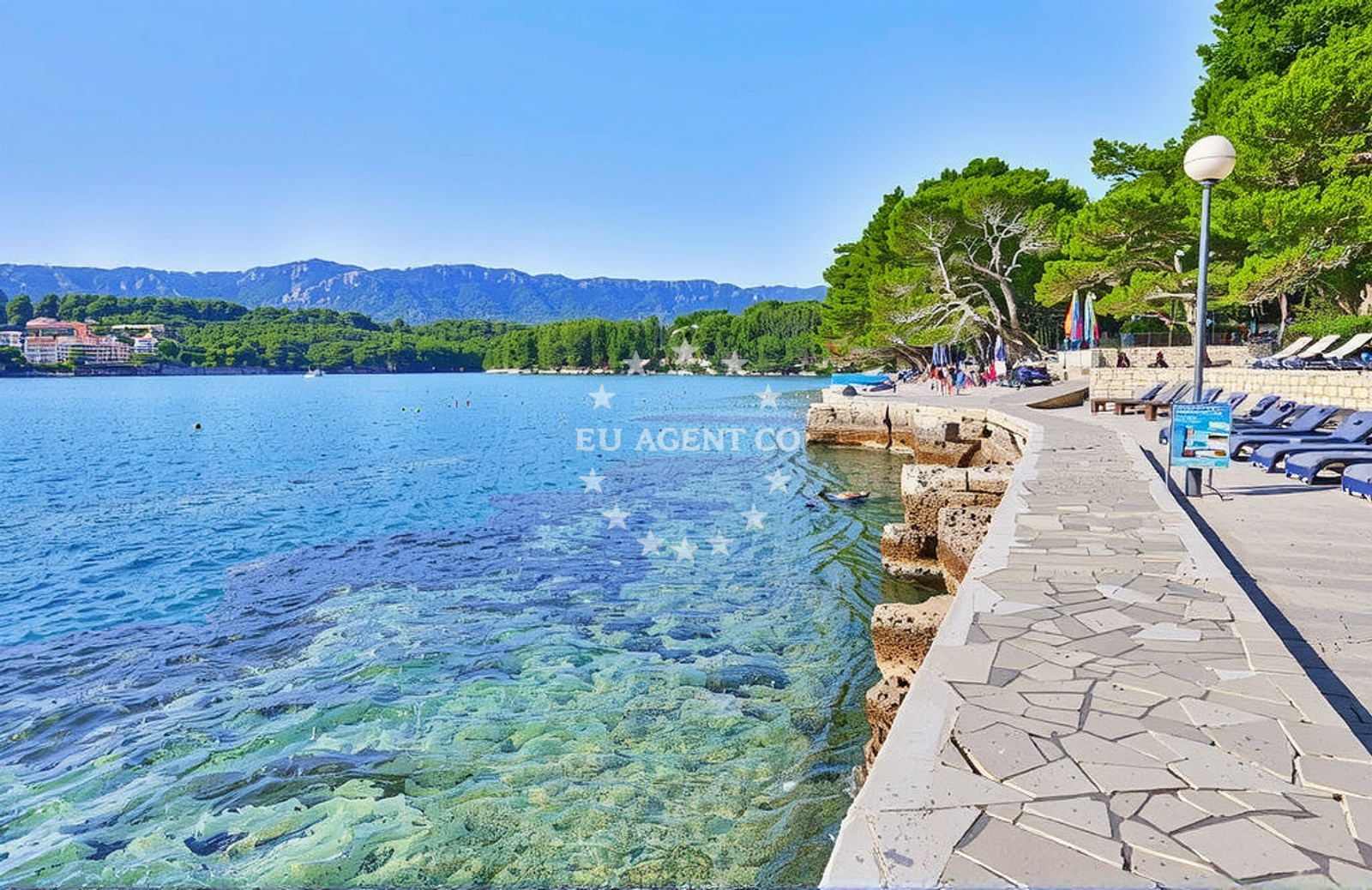 Additional view of Vrboska (Hvar): beaches and coves (21) in Vrboska (Hvar)