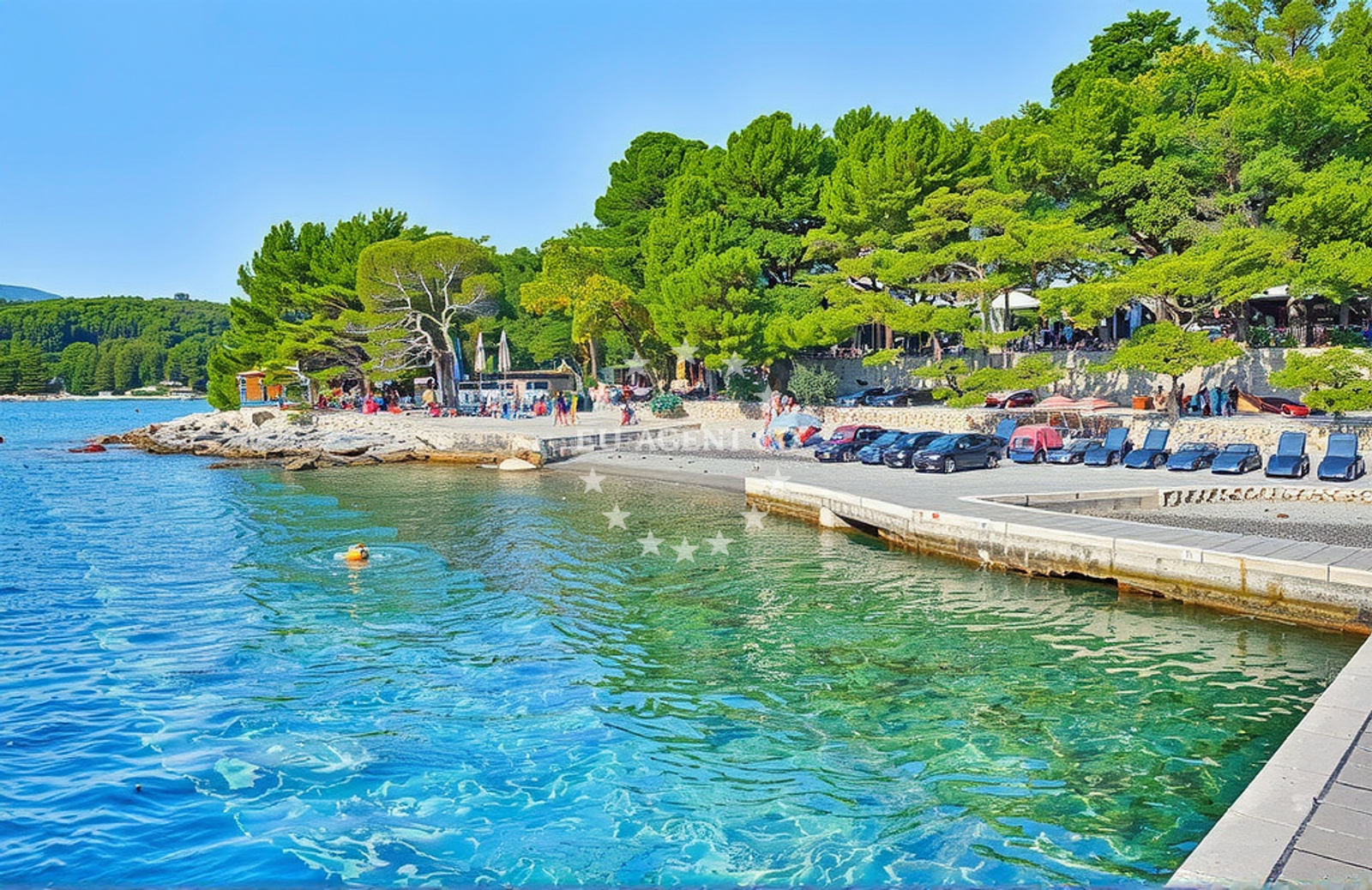 Additional view of Vrboska (Hvar): beaches and coves (21) in Vrboska (Hvar)