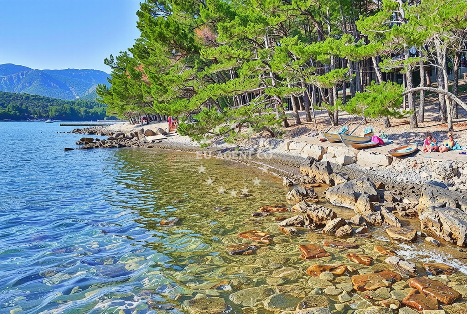 Additional view of Vrboska (Hvar): beaches and coves (21) in Vrboska (Hvar)
