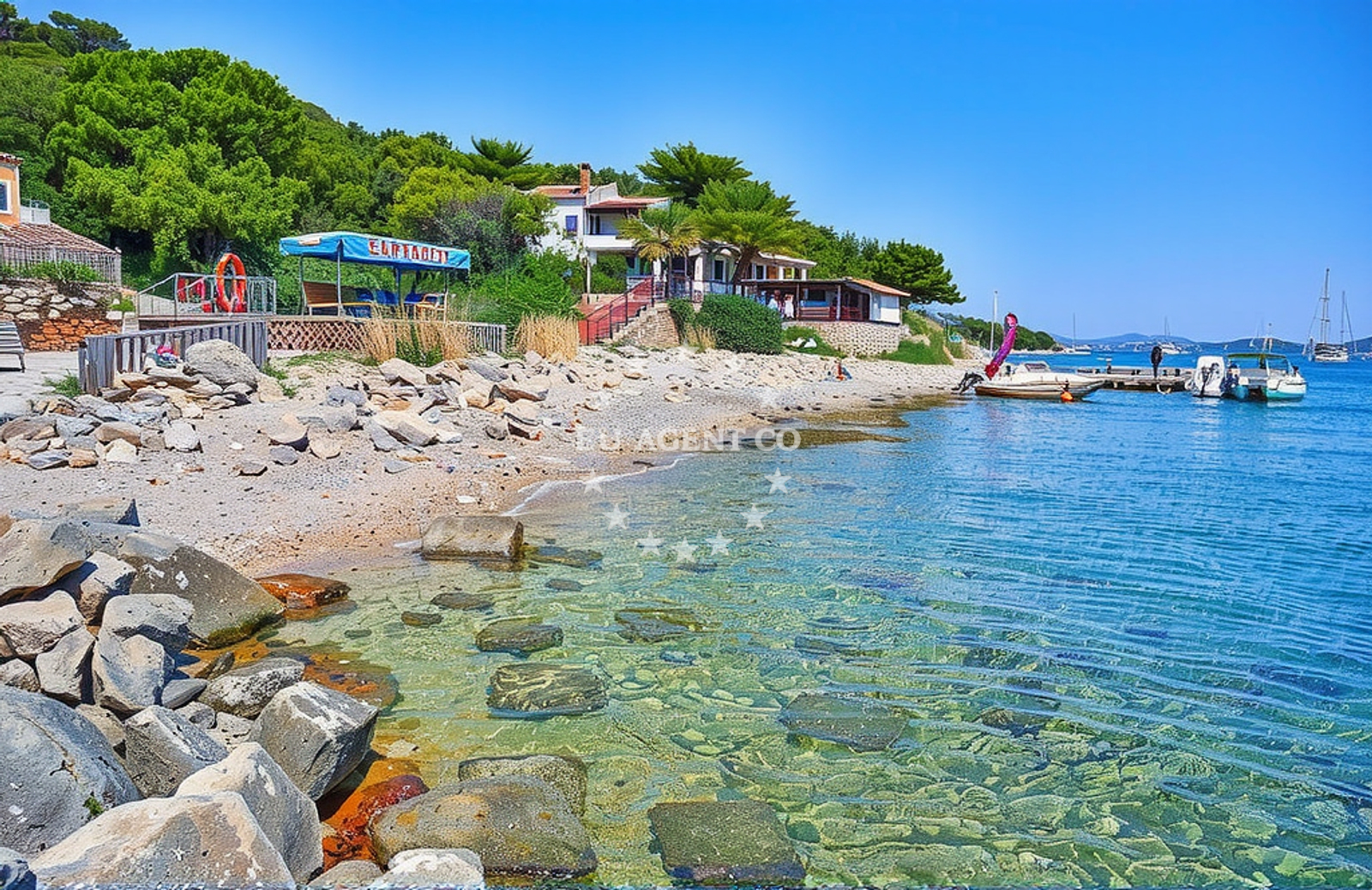 Beach facilities and surroundings at Vrgada (Vrgada): beaches and coves (12) in Vrgada (Vrgada)