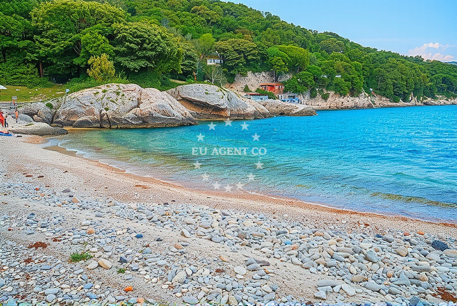 Overview of Vrh (Krk): beaches and coves in Vrh (Krk)