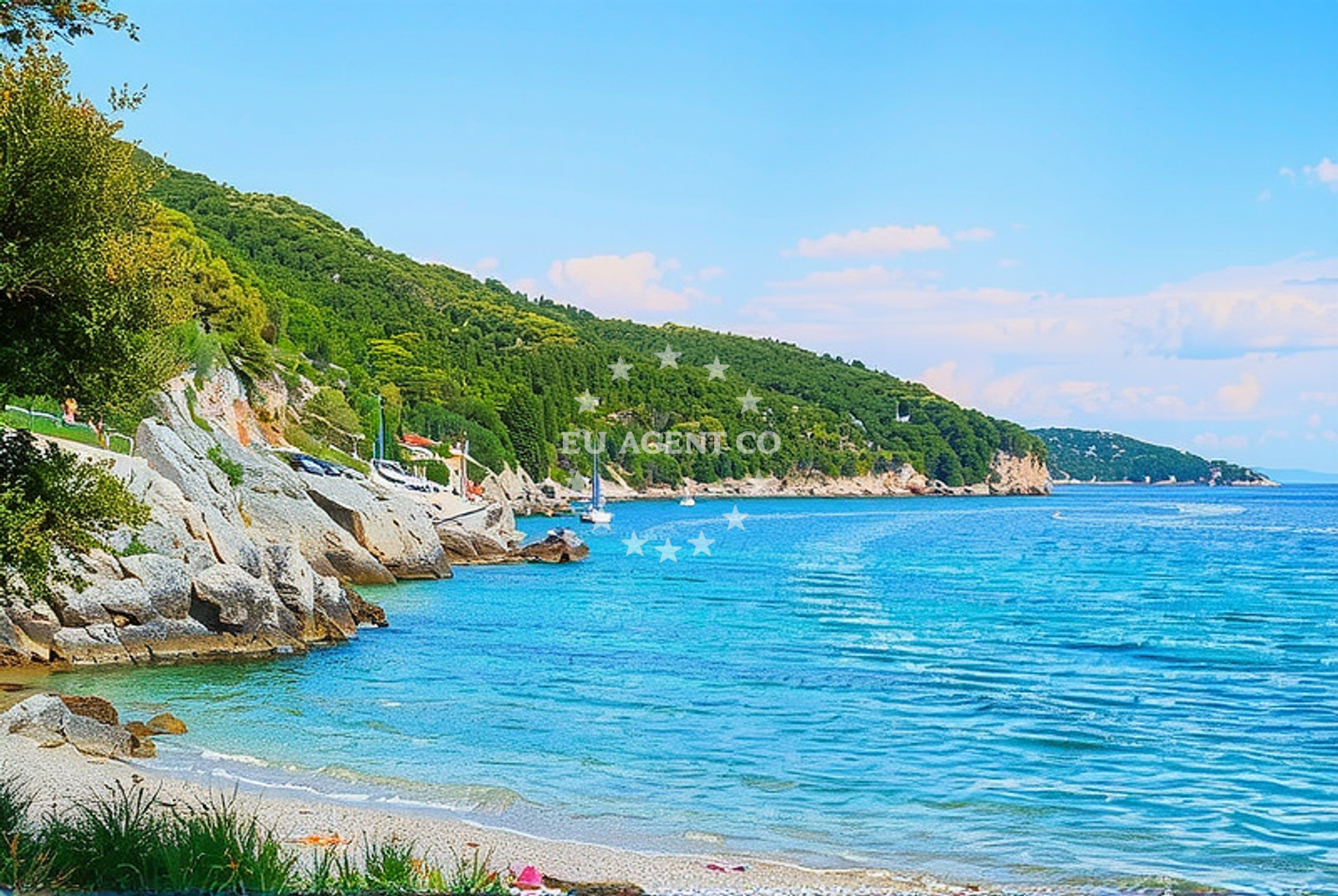 Additional view of Vrh (Krk): beaches and coves in Vrh (Krk)