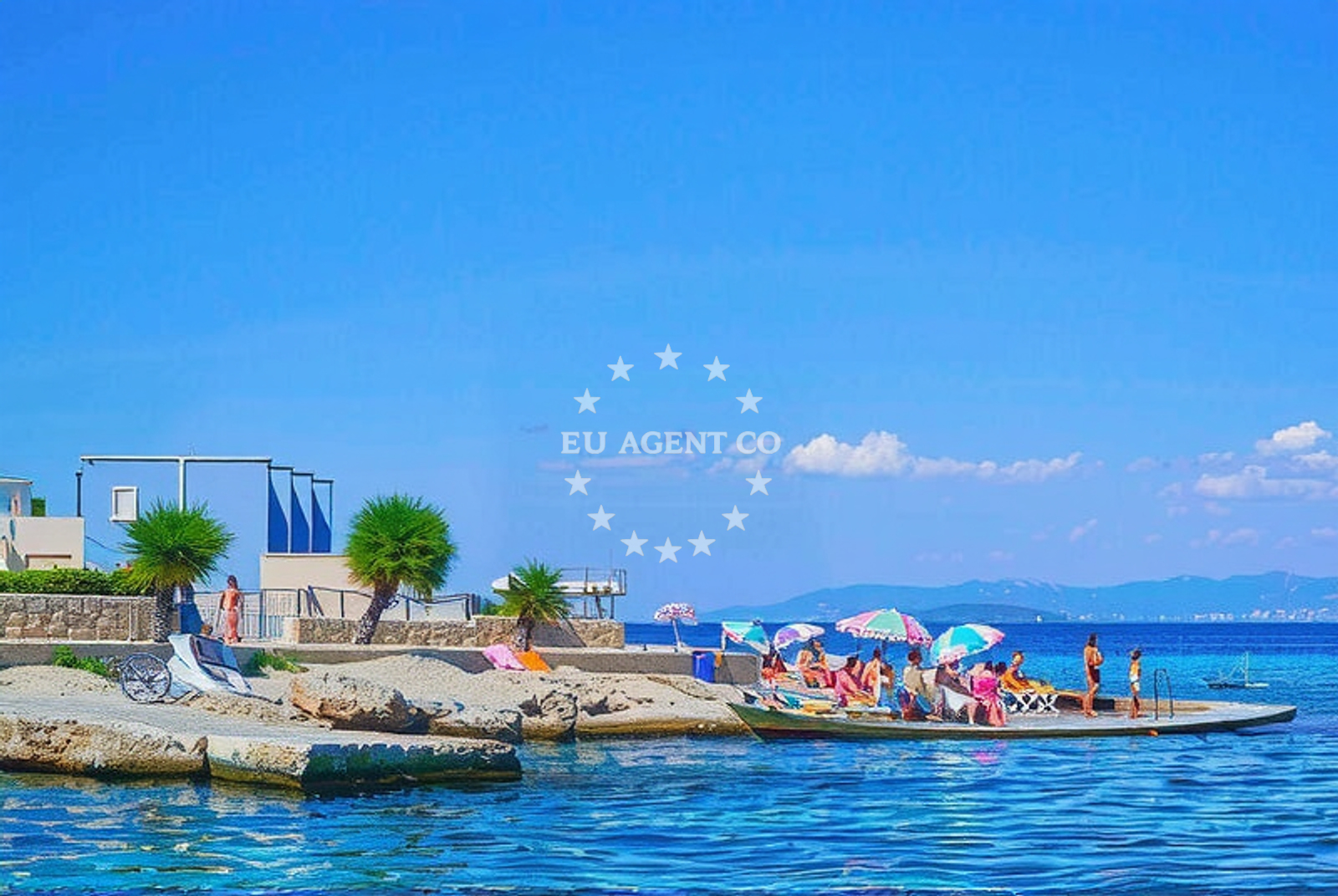 Shoreline and swimming area at Vrilo (Pastura), Postira (Brač) in Vrilo (Pastura)