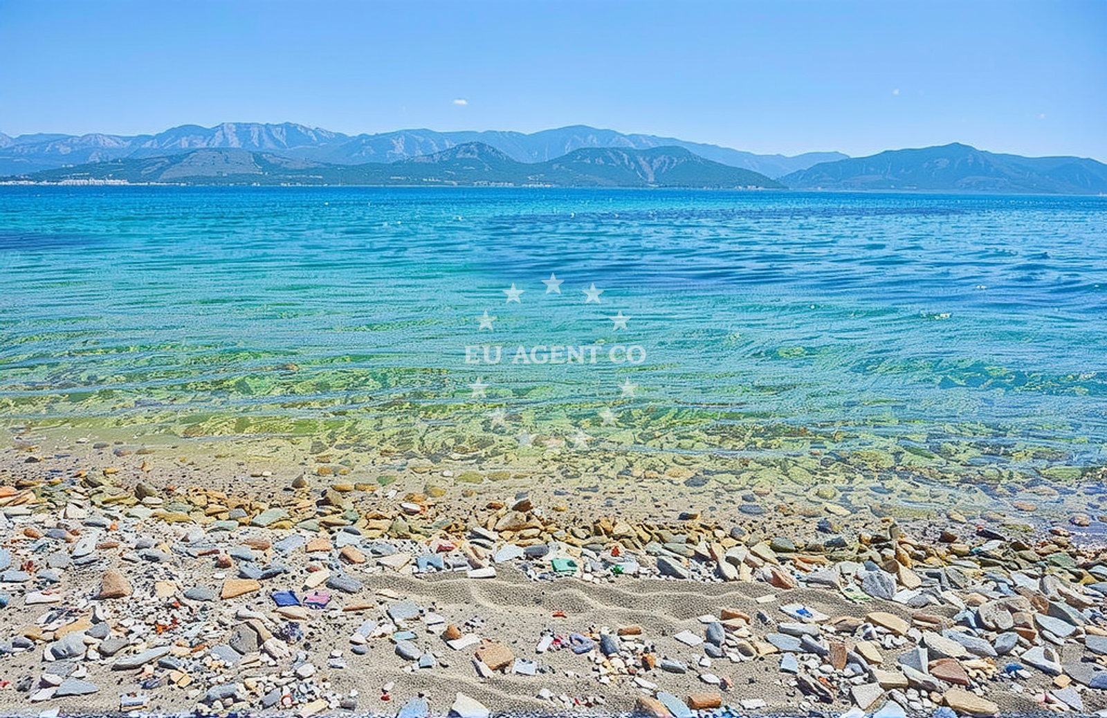 Beach facilities and surroundings at Vrilo, Supetar (Brač) in Vrilo