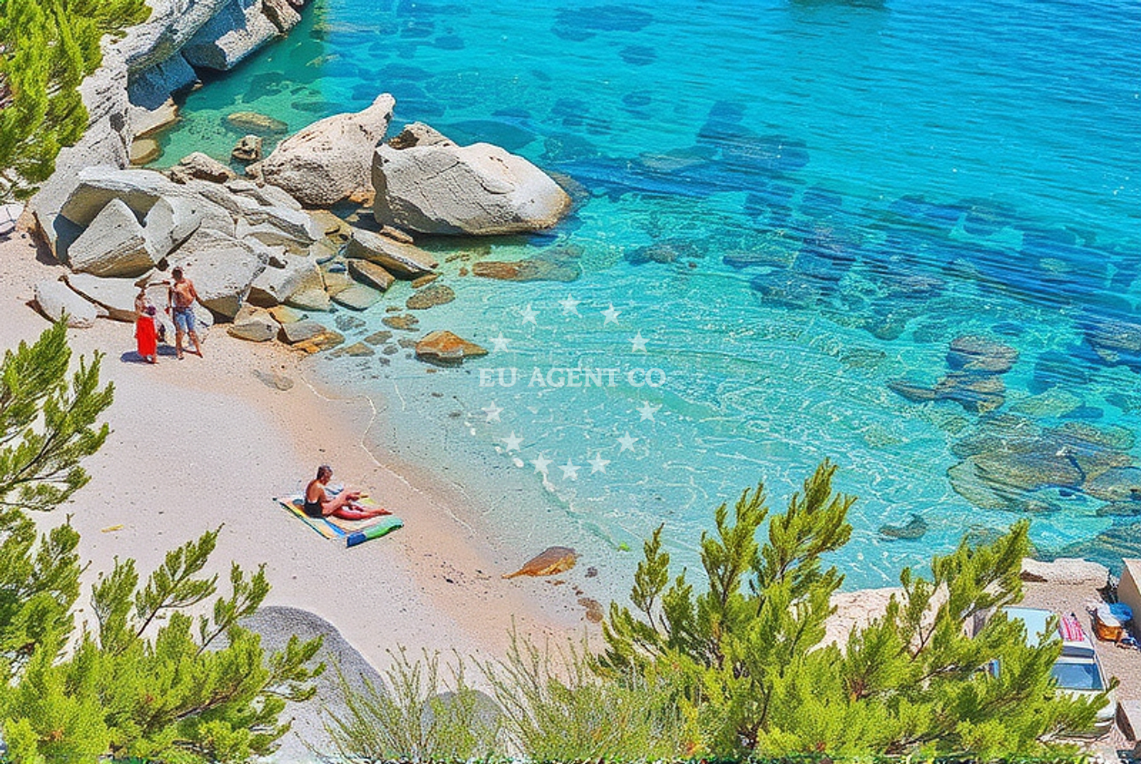 Additional view of Vruje beach in Put Vruje 104, Pisak