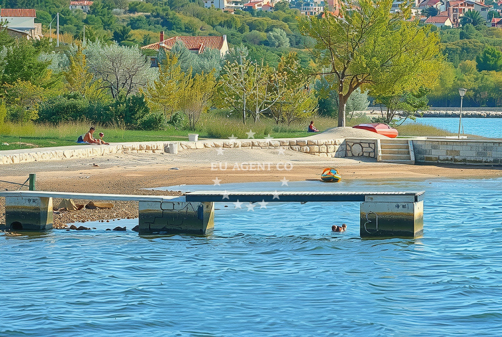 Sea and coastal view of Vruljica, Kruševo (Obrovac) in Vruljica