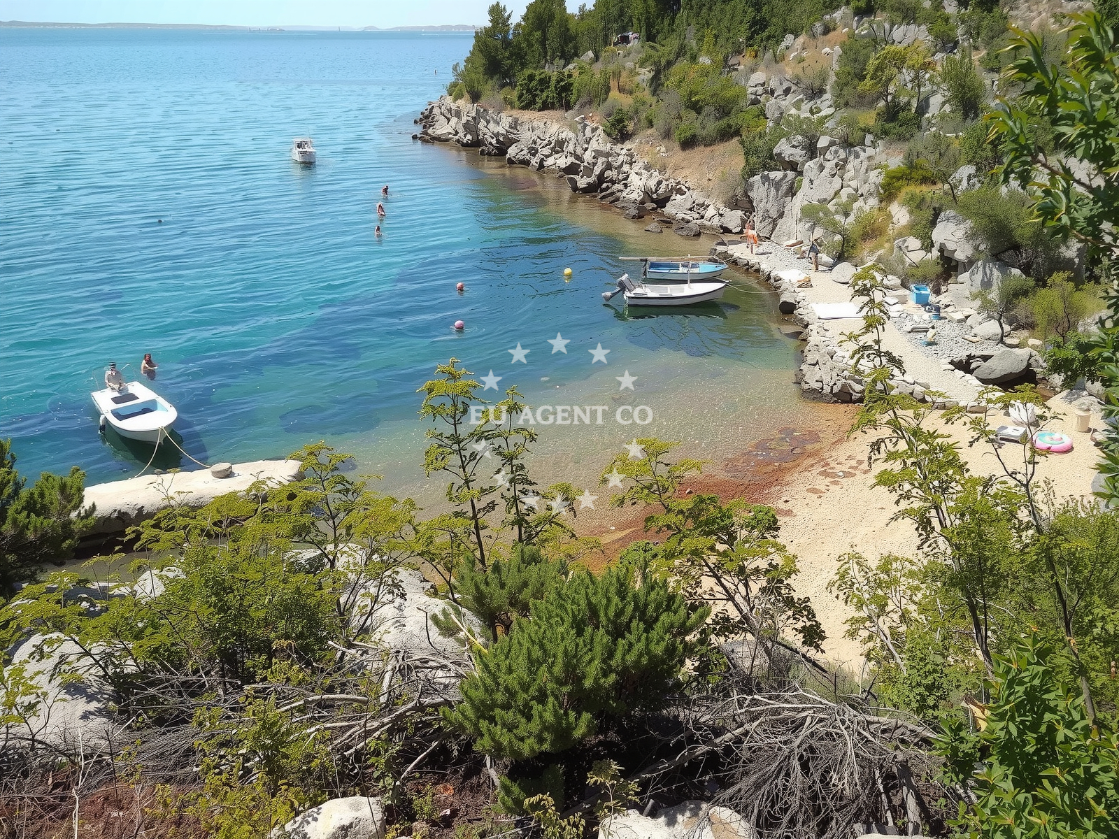 Overview of Wild beach in Čavići 1, Starigrad