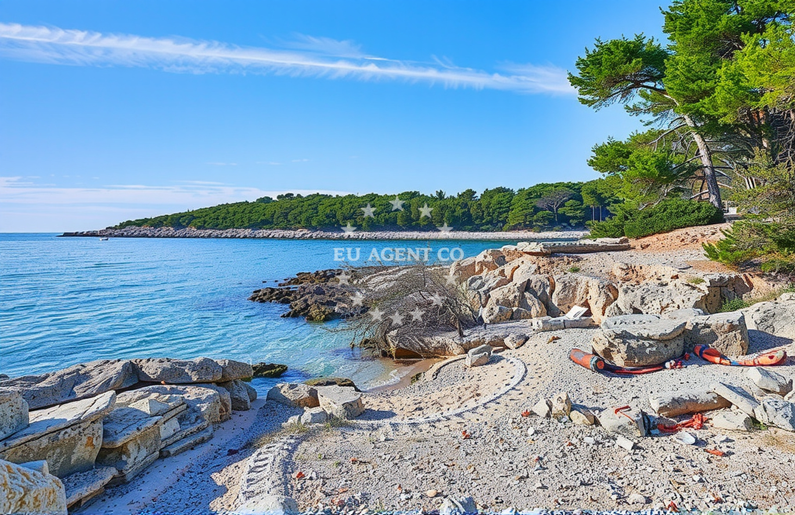 Shoreline and swimming area at Zabodarski sredina 2, Ćunski (Lošinj) in Zabodarski sredina 2
