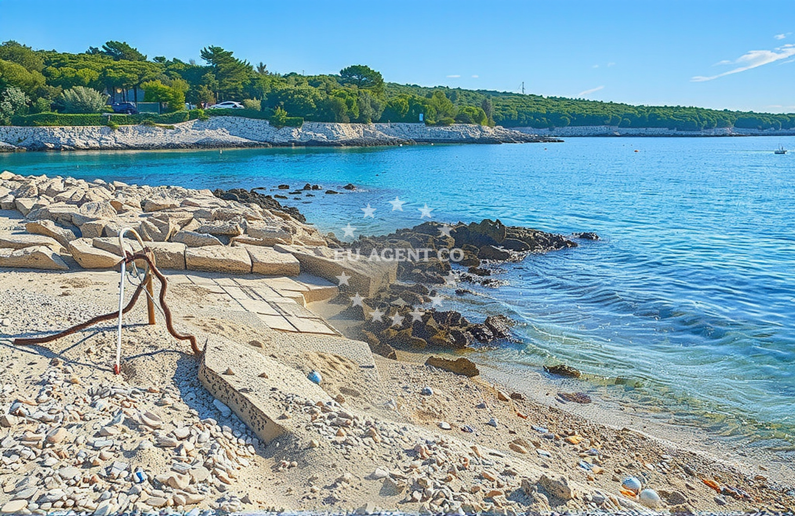 Sea and coastal view of Zabodarski sredina 4, Ćunski (Lošinj) in Zabodarski sredina 4