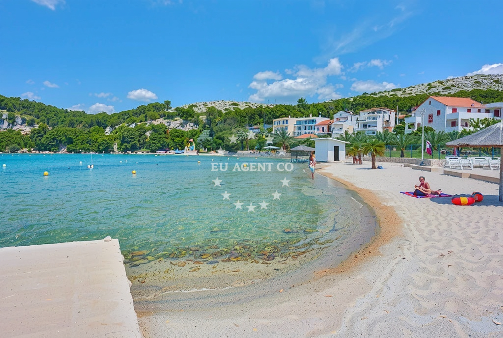 Sea and coastal view of Žaborić: beaches and coves (6) in Žaborić