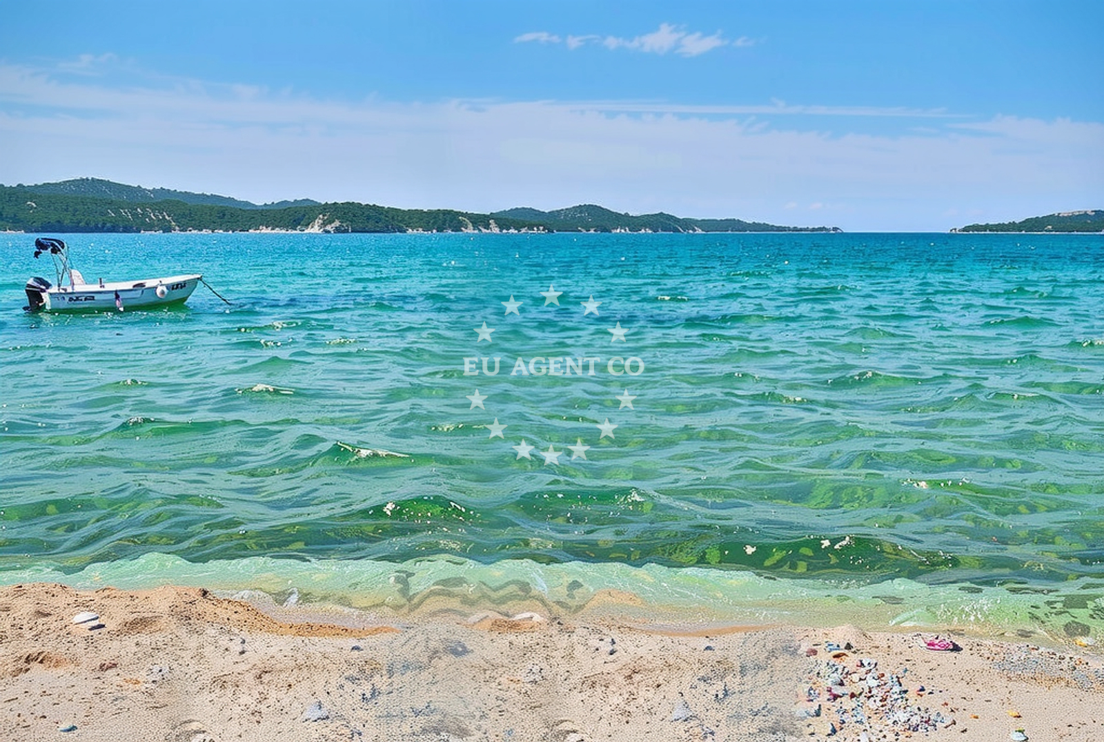 Shoreline and swimming area at Žaborić, Žaborić in Žaborić