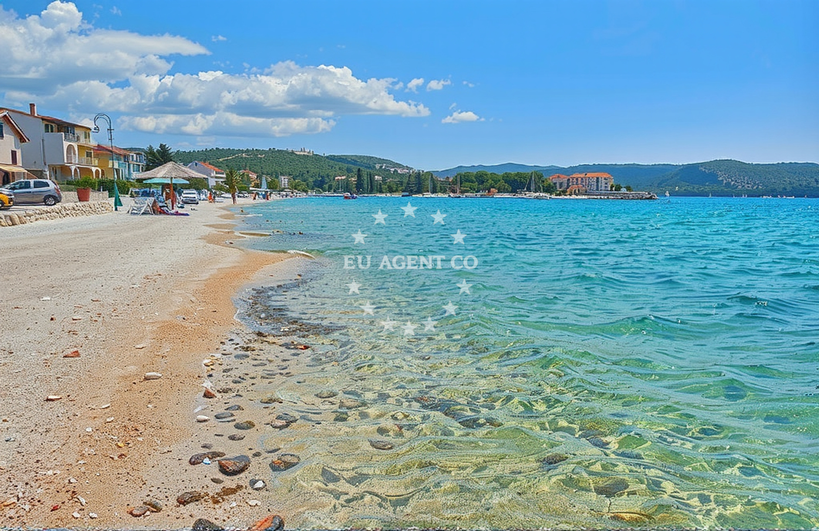 Sea and coastal view of Žaborić, Žaborić in Žaborić