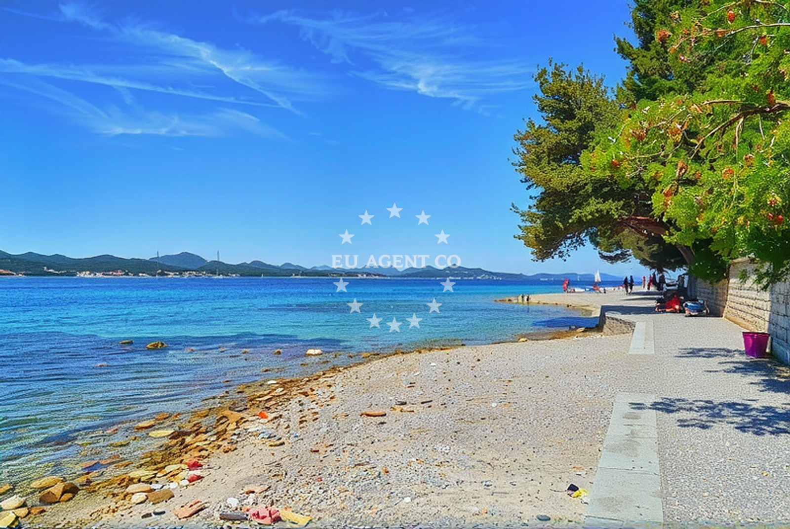 Sea and coastal view of Zadar: beaches and coves (19) in Zadar