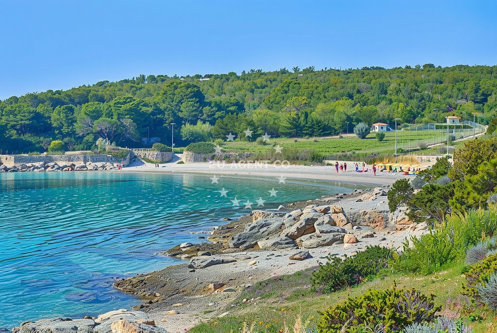 Additional view of Zaglav beach in Ženka 115, Vis