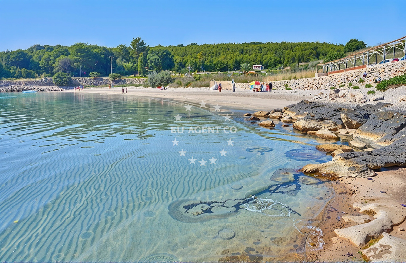 Additional view of Zaglav beach in Ženka 115, Vis