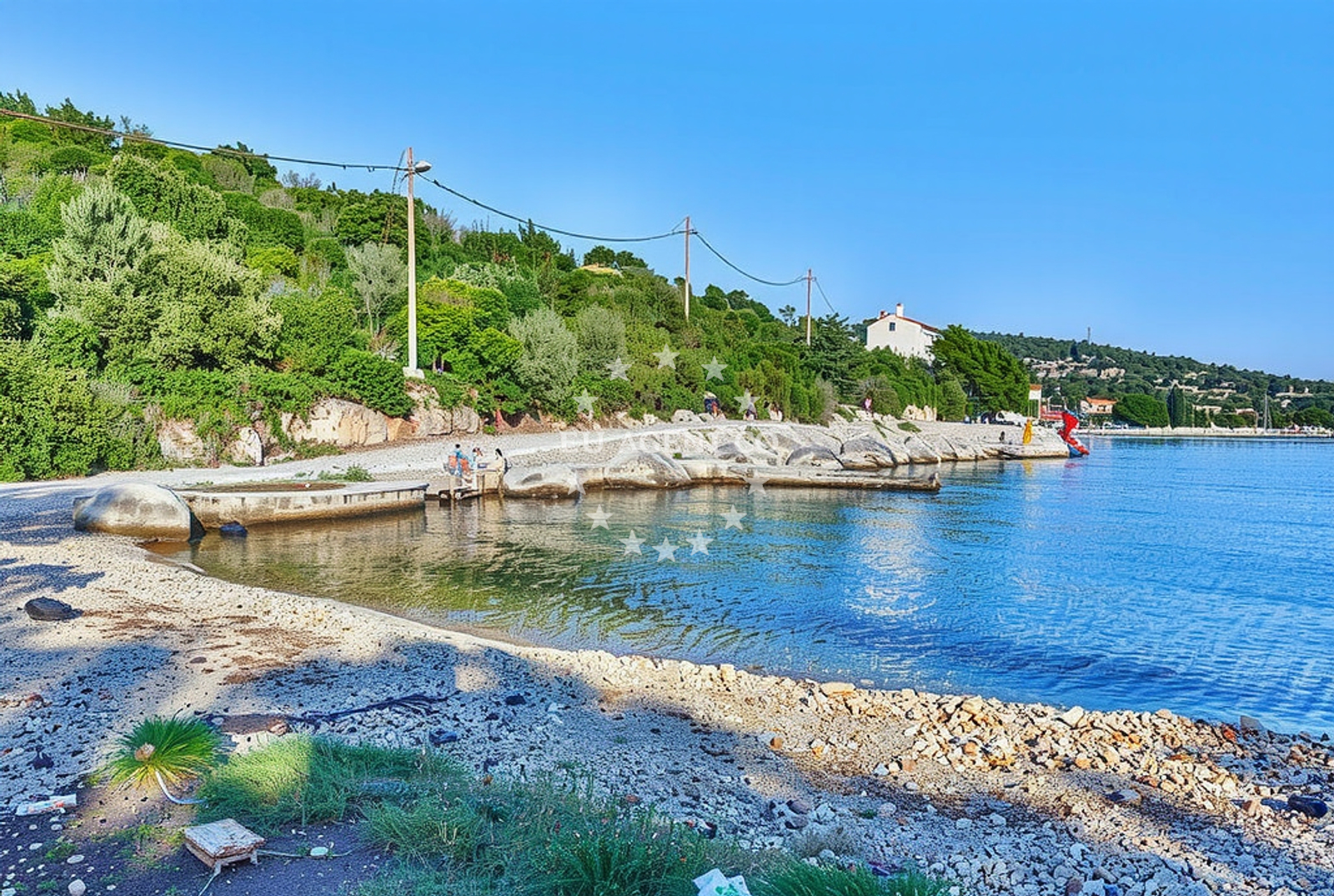 Beach facilities and surroundings at Zaglav (Dugi otok): beaches and coves (2) in Zaglav (Dugi otok)