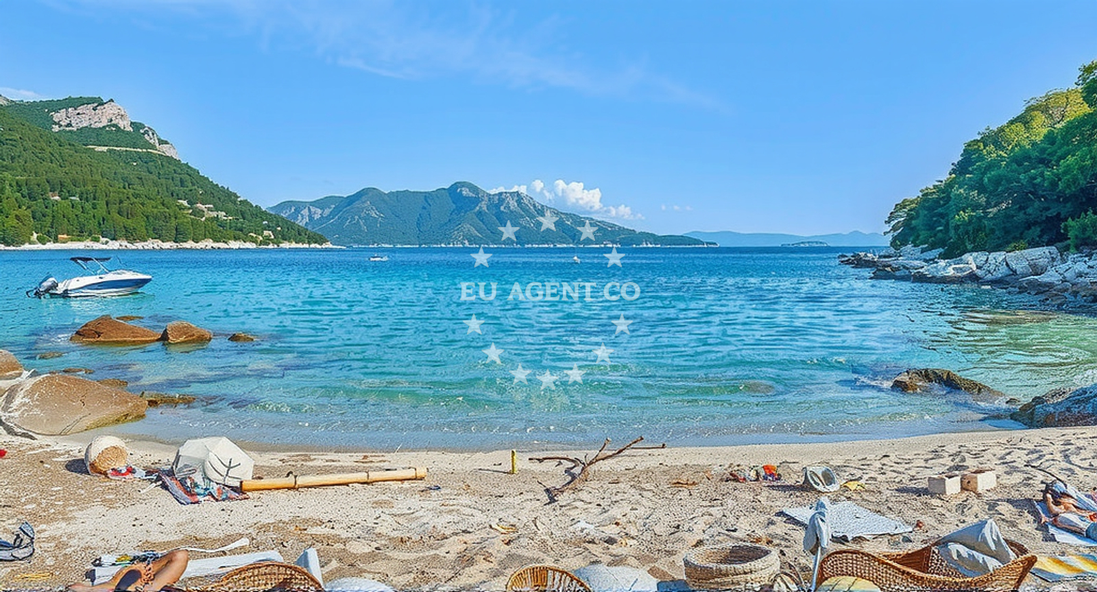 Additional view of Zaglavak beach in Janjina 5a, Janjina