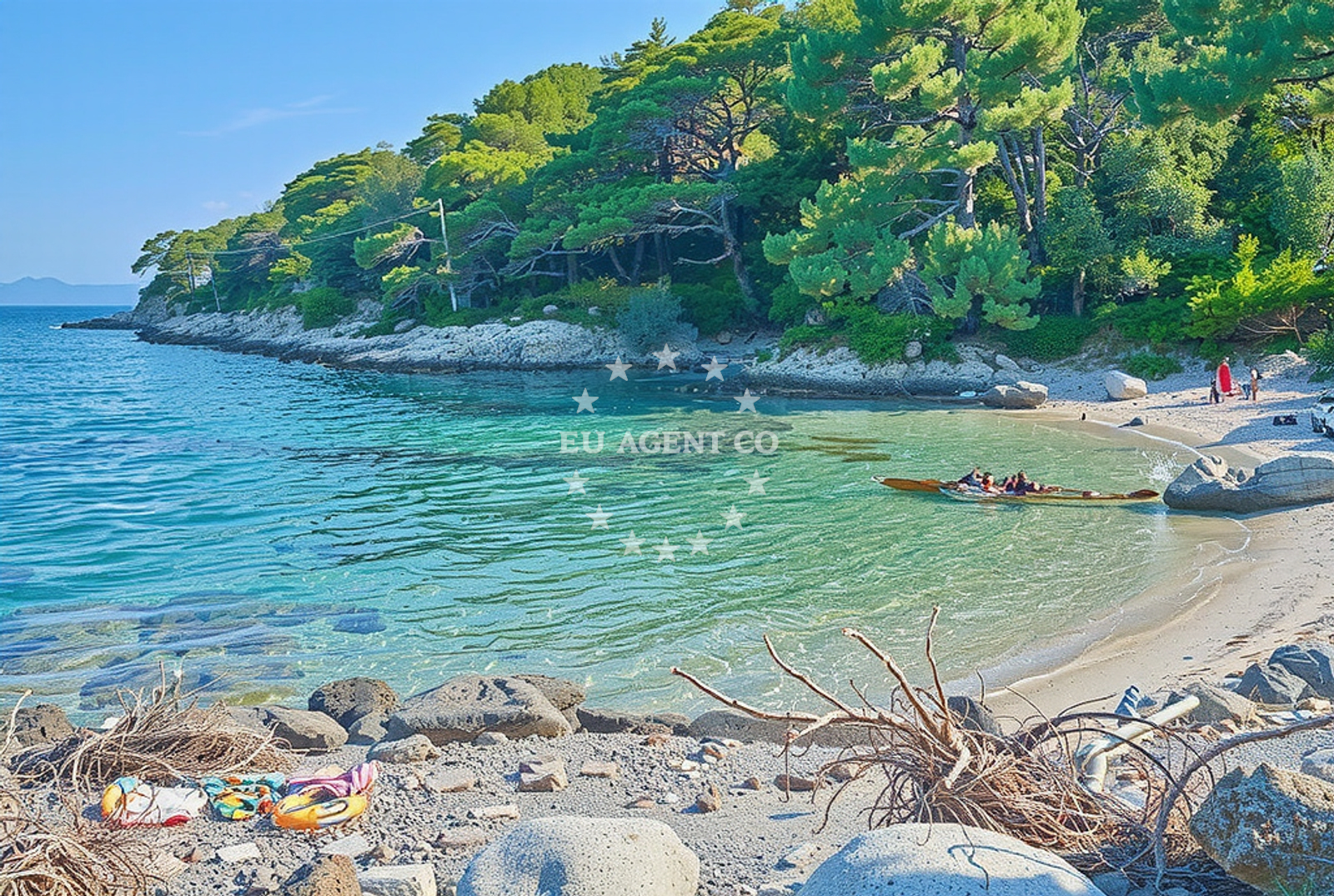 Additional view of Zaglavak beach in Janjina 5a, Janjina