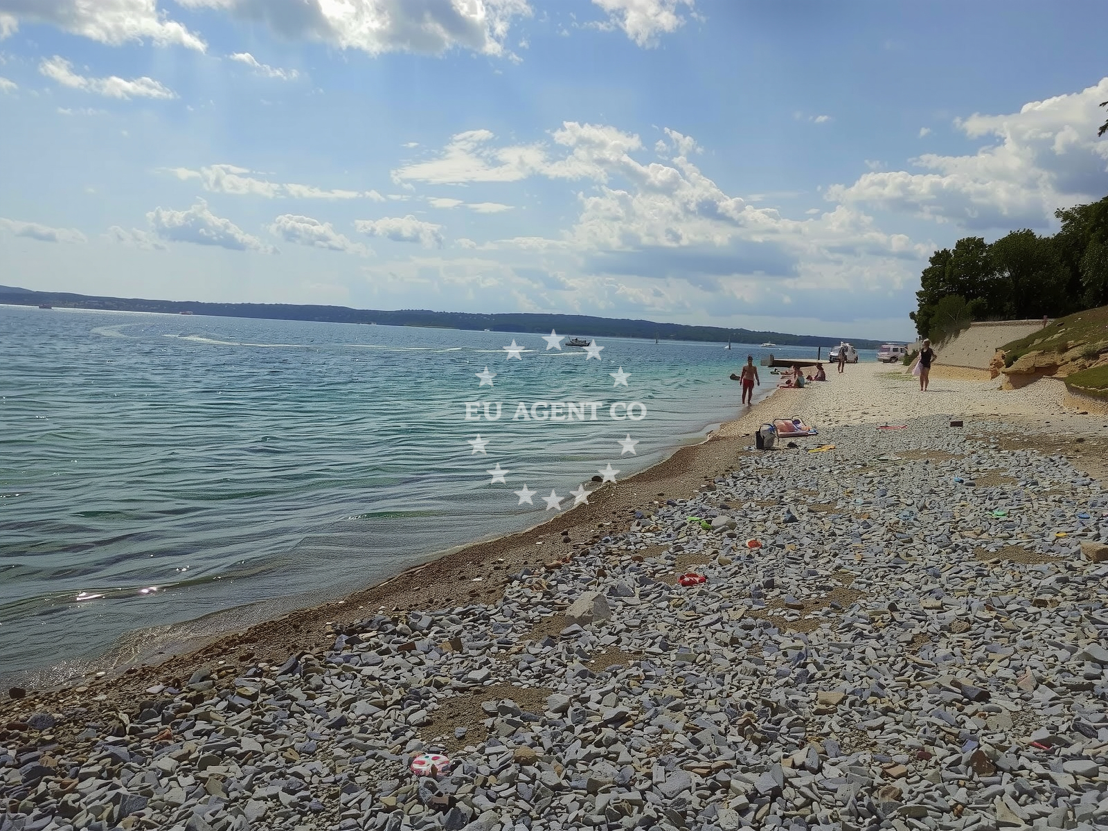 Shoreline and swimming area at Zagori beach in Obala Petra Krešimira 20, Novi Vinodolski