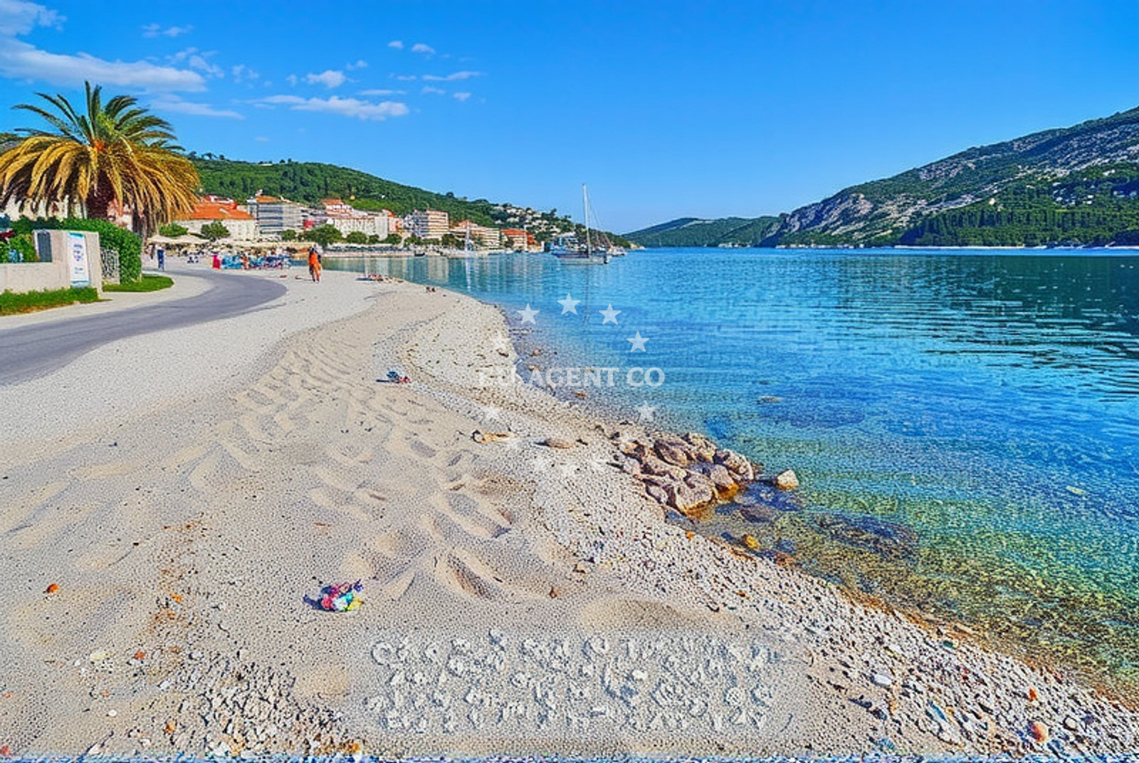 Additional view of Zagrada beach in Smokvina 2a, Vinišće