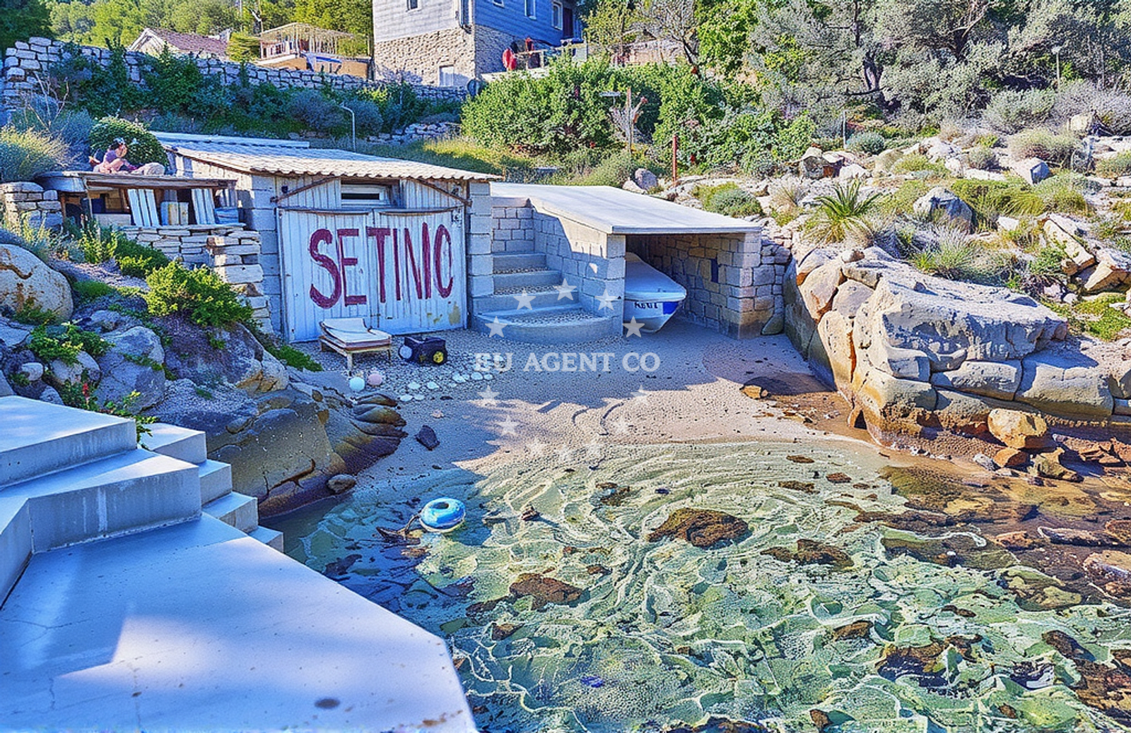 Overview of Žajkova, Blato (Korčula) in Žajkova
