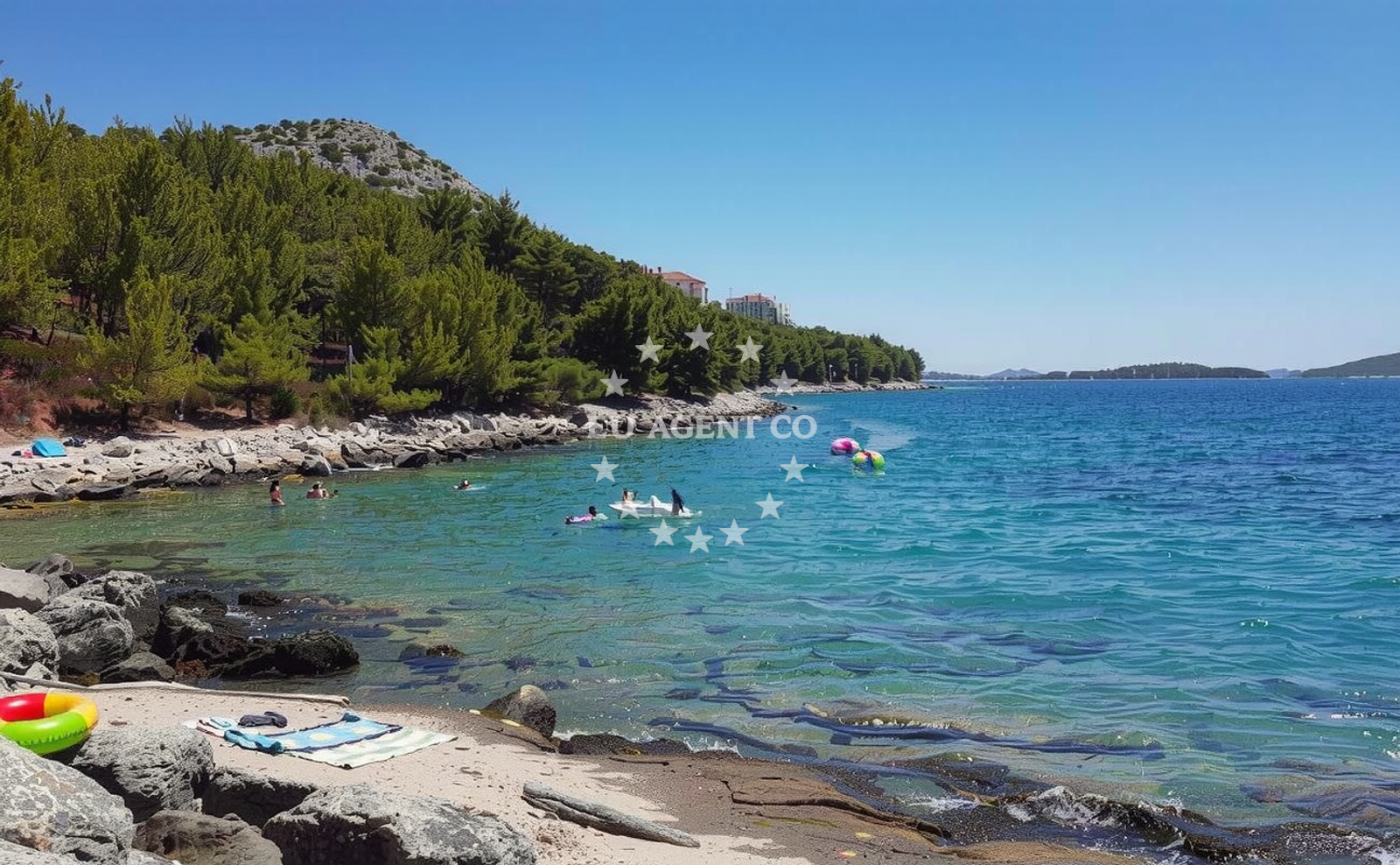 Additional view of Zakanj beach in Ulica Zdeslava Turića, Drage