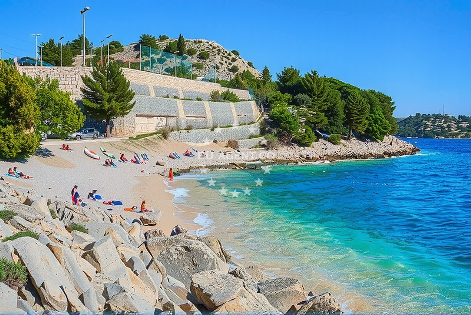 Additional view of Zakanj beach in Ulica Zdeslava Turića, Drage