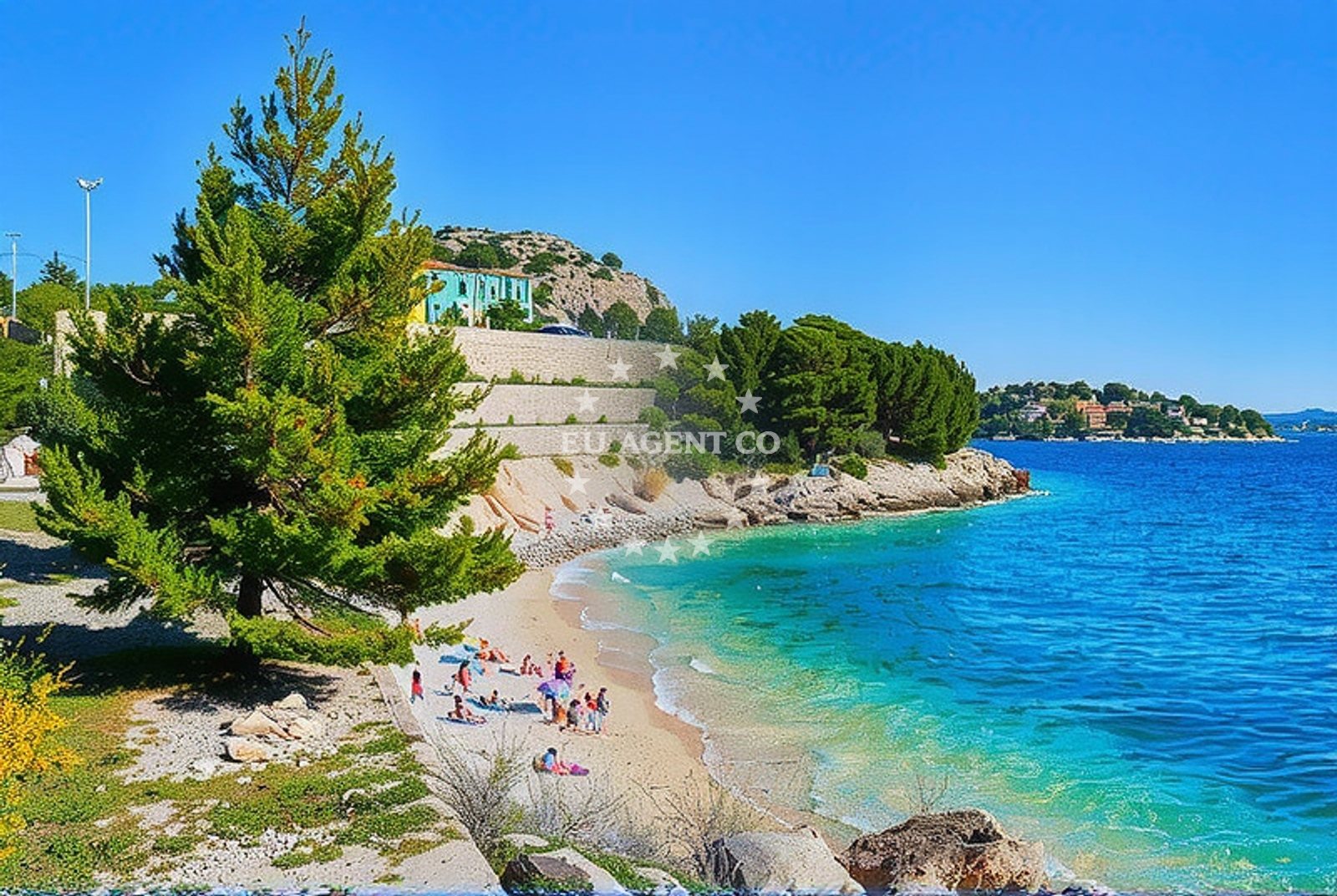 Additional view of Zakanj beach in Ulica Zdeslava Turića, Drage