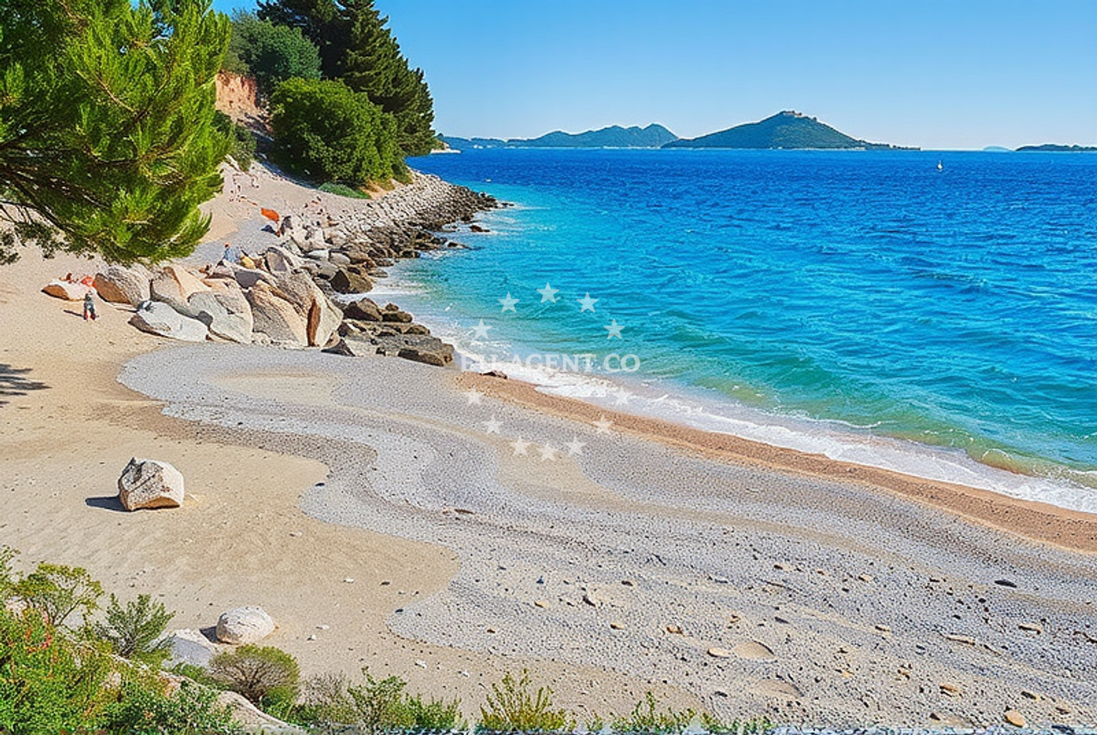 Additional view of Zakanj beach in Ulica Zdeslava Turića, Drage