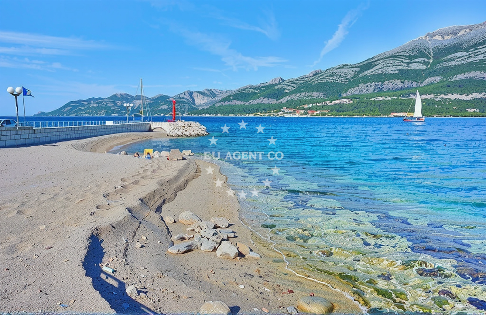 Additional view of Zakerjan Zrnovo beach in Ulica Plokata 19. travnja 1921. 15, Korčula