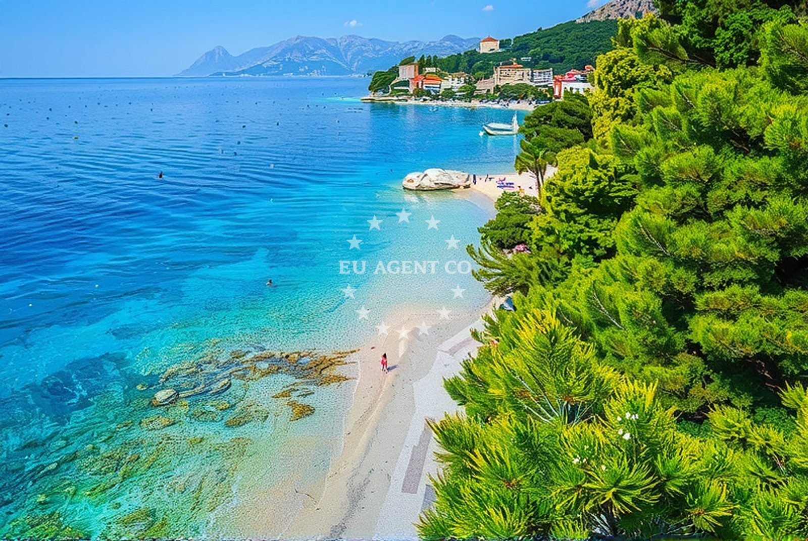 Additional view of Zal beach in Bratuš 18, Promajna