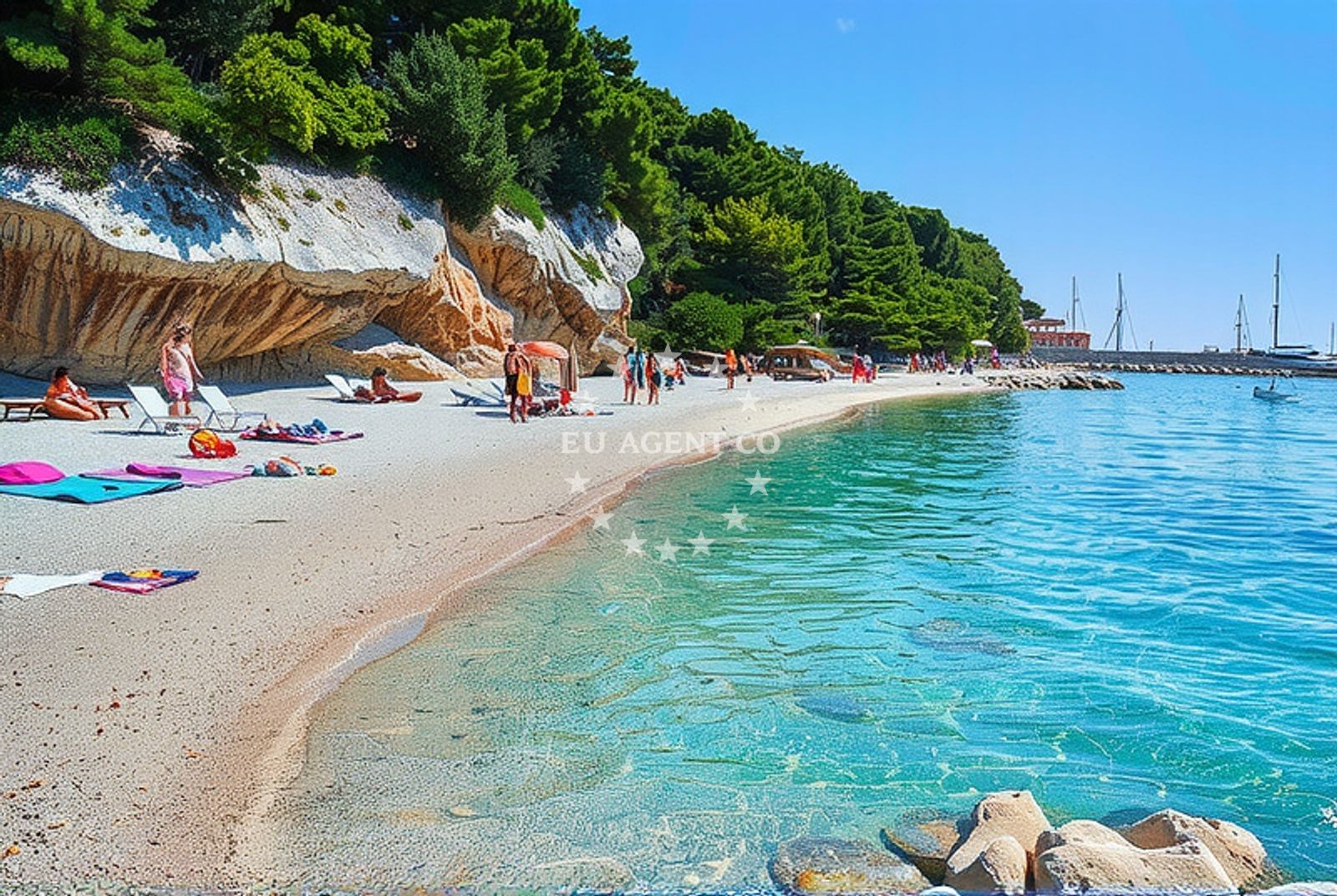 Additional view of Zal beach in Bratuš 18, Promajna
