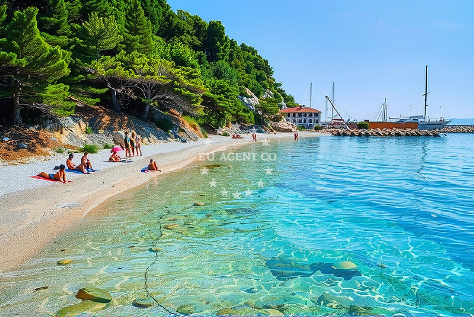 Additional view of Zal beach in Bratuš 18, Promajna
