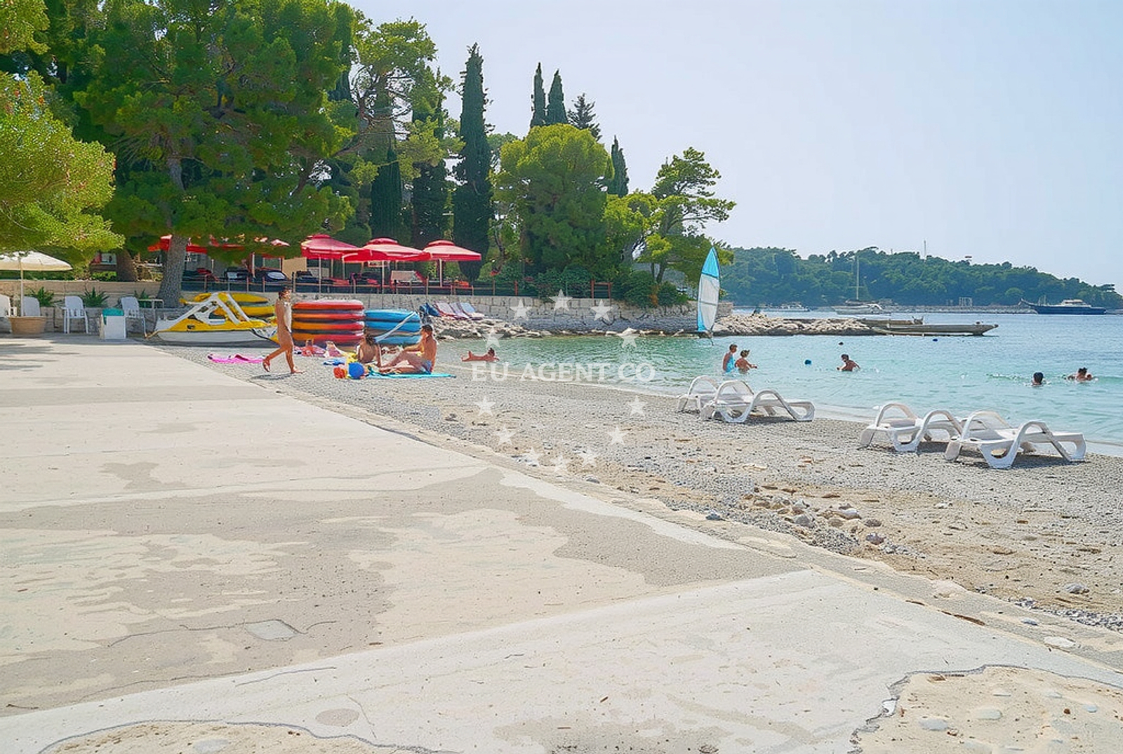 Additional view of Zal beach in Plosni Rat 9, Cavtat