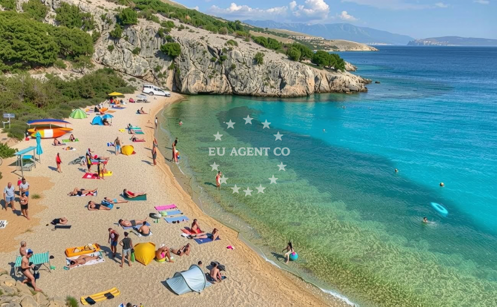 Additional view of Zala beach in Stara Baška 257, Stara Baška