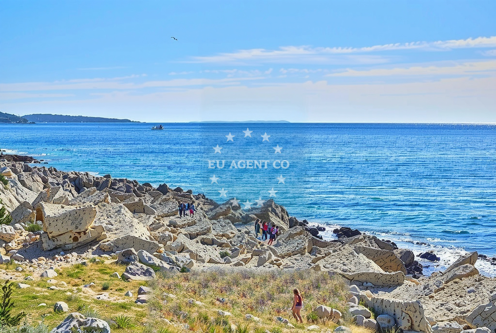Beach facilities and surroundings at Žalić (FKK), Mali Lošinj (Lošinj) in Žalić (FKK)