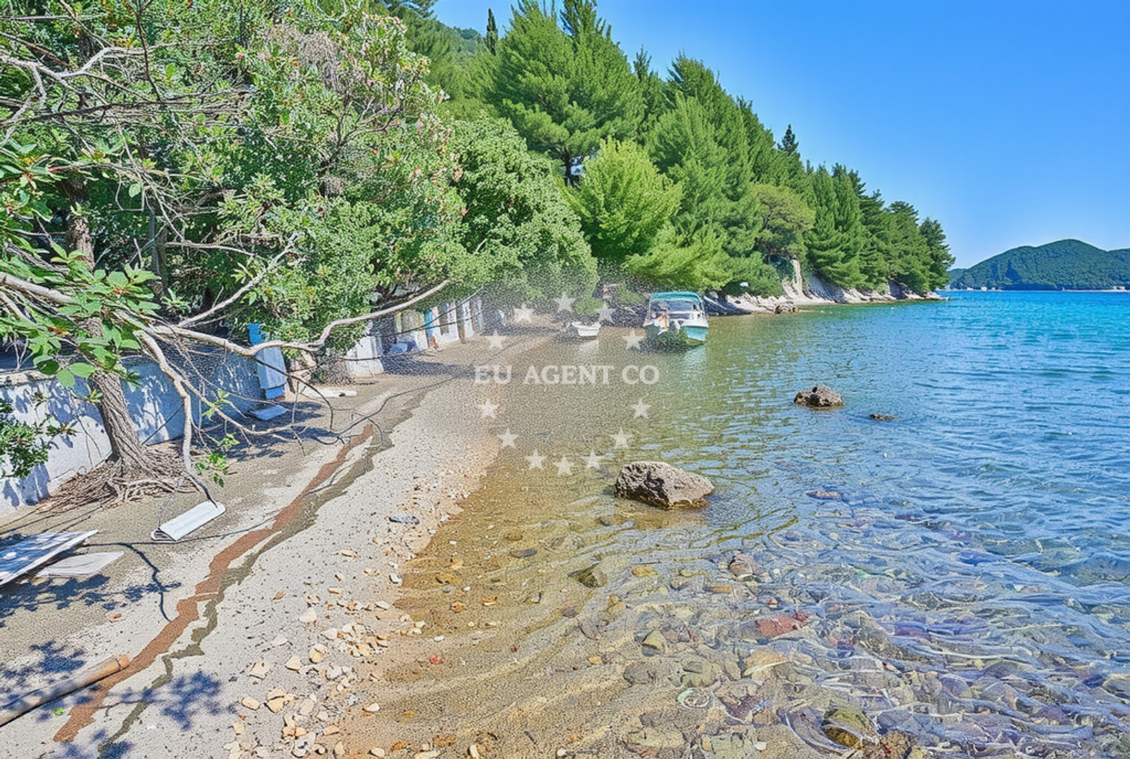 Overview of Zamaslina: beaches and coves (1) in Zamaslina
