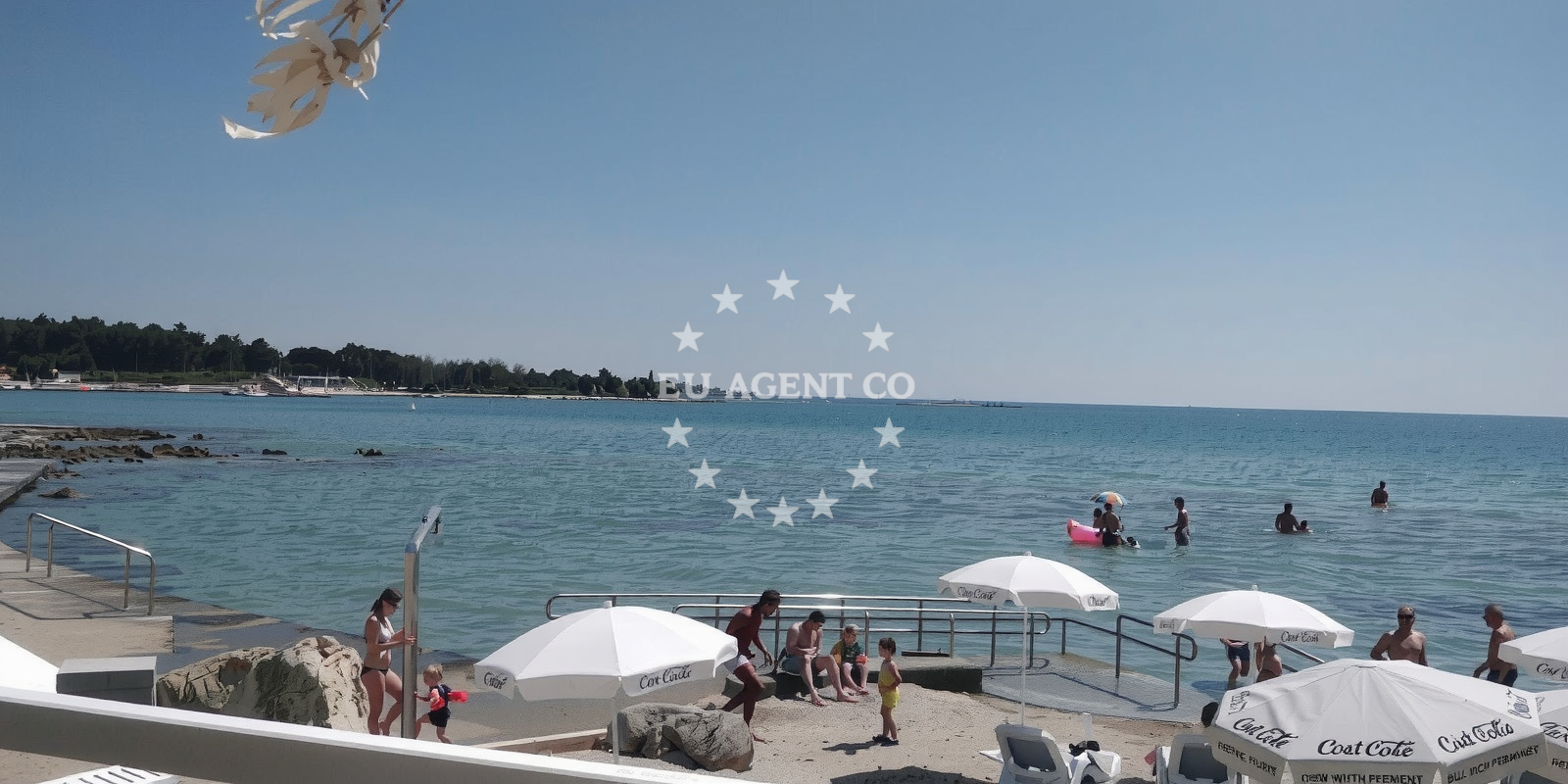 Additional view of Zambratija beach in , Zambratija