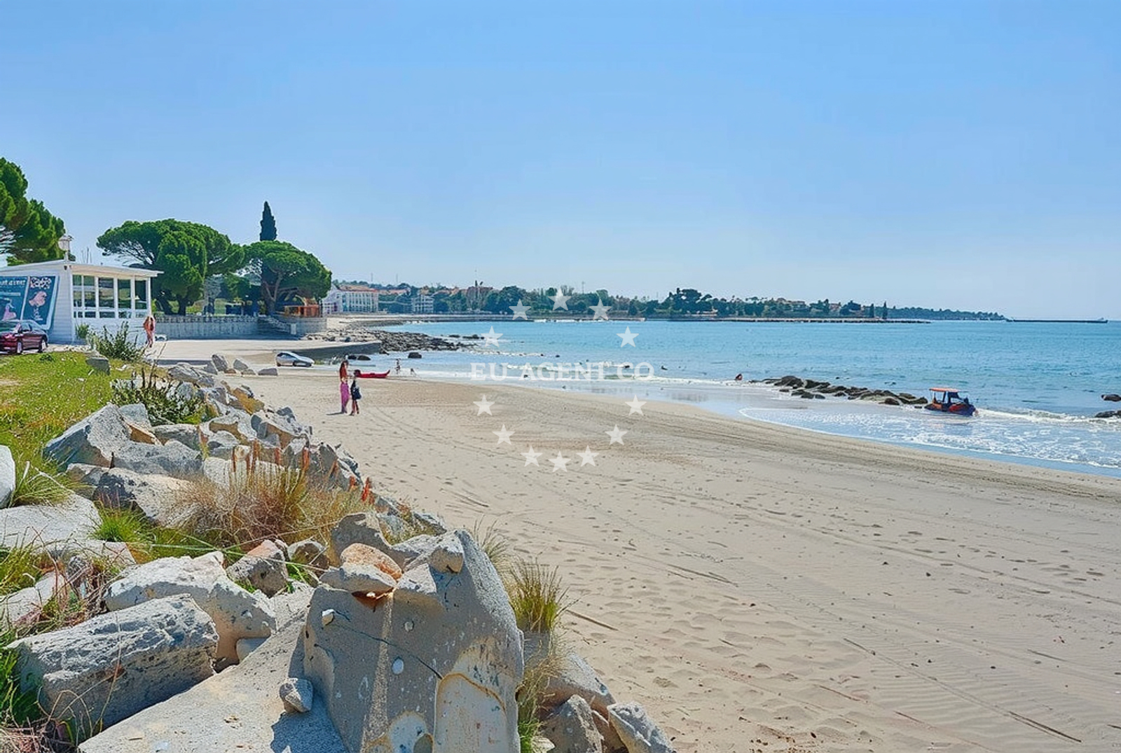 Additional view of Zambratija beach in , Zambratija