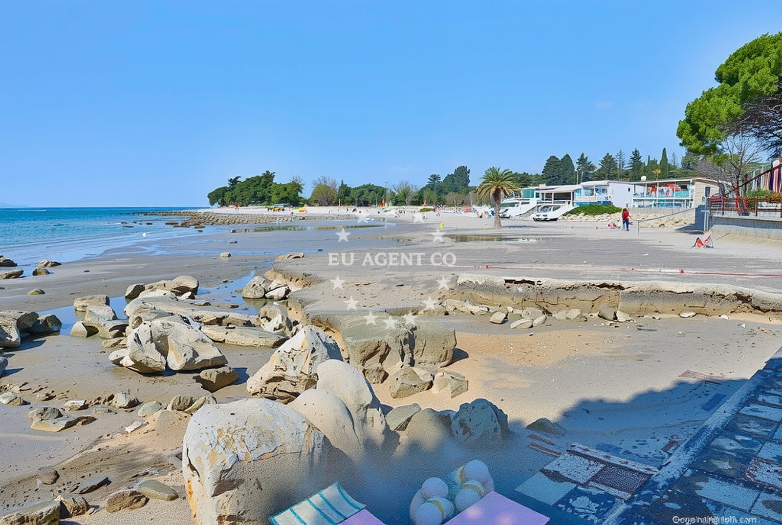 Additional view of Zambratija beach in , Zambratija