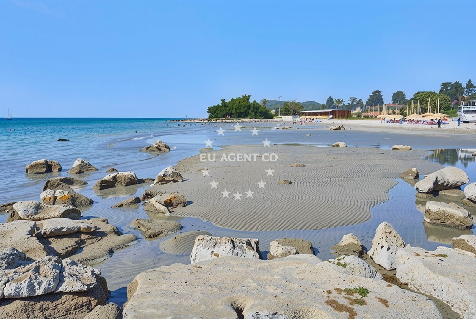 Additional view of Zambratija beach in , Zambratija