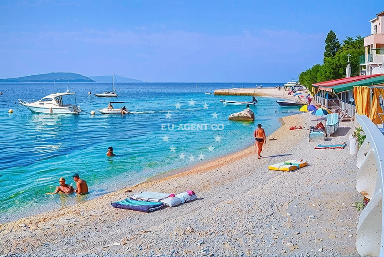 Sea and coastal view of Zaostrog: beaches and coves (6) in Zaostrog